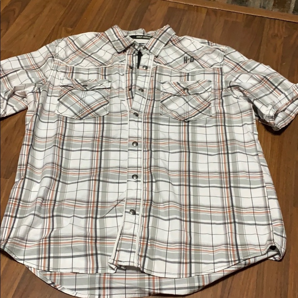 Men’s Harley Davidson Button Down